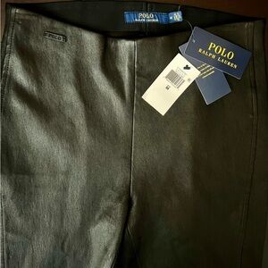 POLO by RALPH LAUREN Lambskin Side-Zip Pant